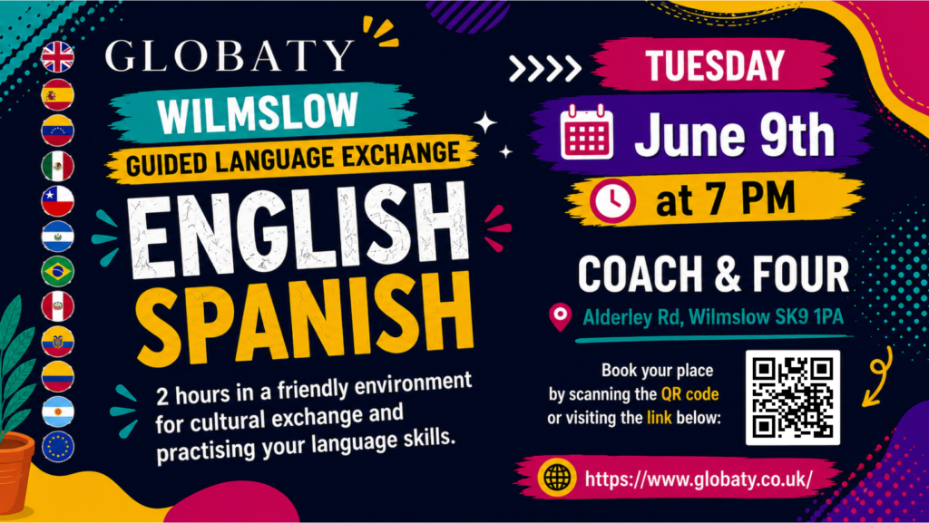 Wilmslow Language Exchange Latino 9 June Globaty Coach & Four